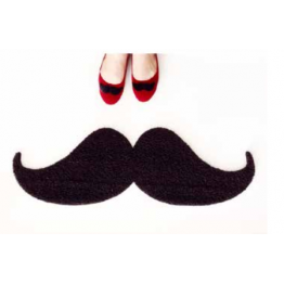 Mustache Door Mat